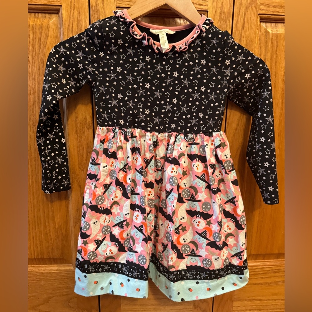 Matilda Jane Black and Pink Halloween Dress